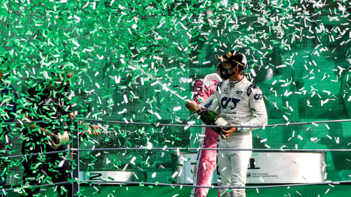 Gasly didn’t have to travel far to pick up his first F1 win, at Monza in 2020.